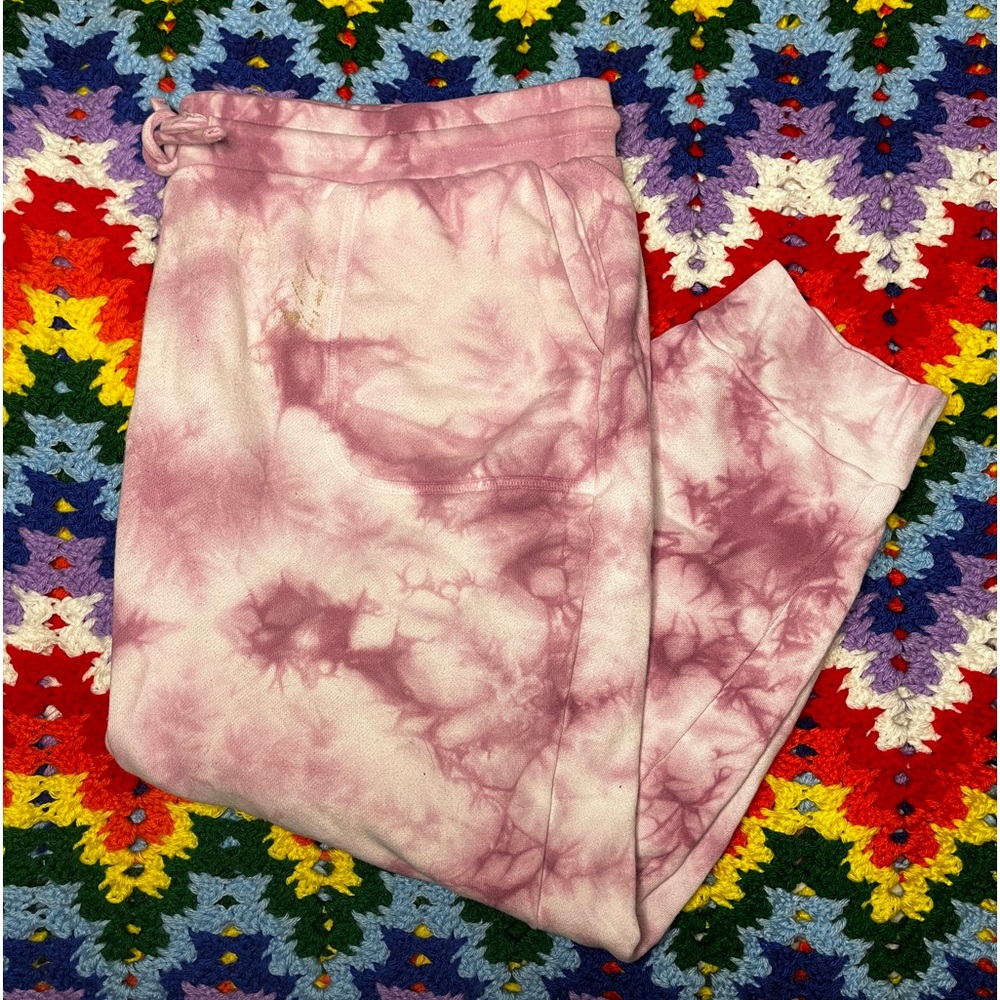 size 3 Torrid Jogger Sweatpants Pink Tye Dye